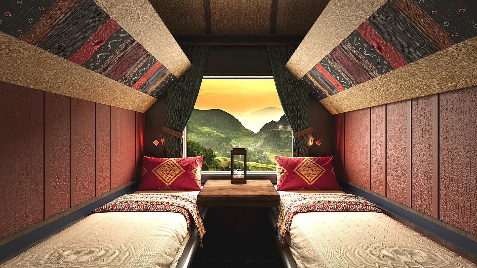 VIP Cabin(2 Foldable berths)